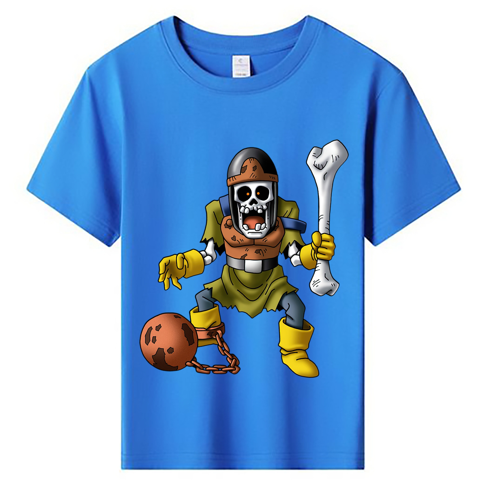 （画像用） ドラゴンクエスト Doragon Kuesuto Dragon Quest 綿100％キッズTシャツ（フロントプリント）